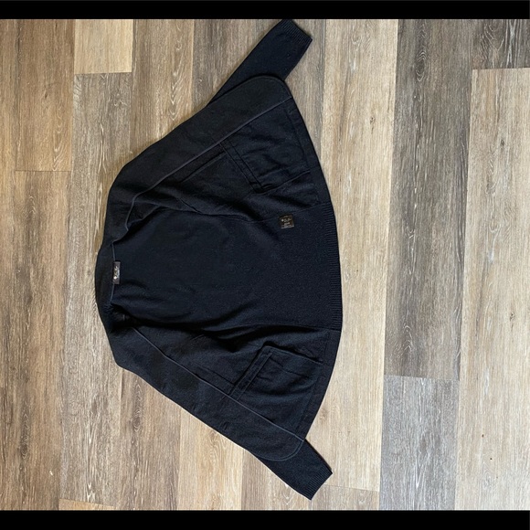 Loro Piana Custom Charcoal Gray Cardigan